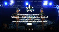 Desktop Screenshot of longislandcheer.com